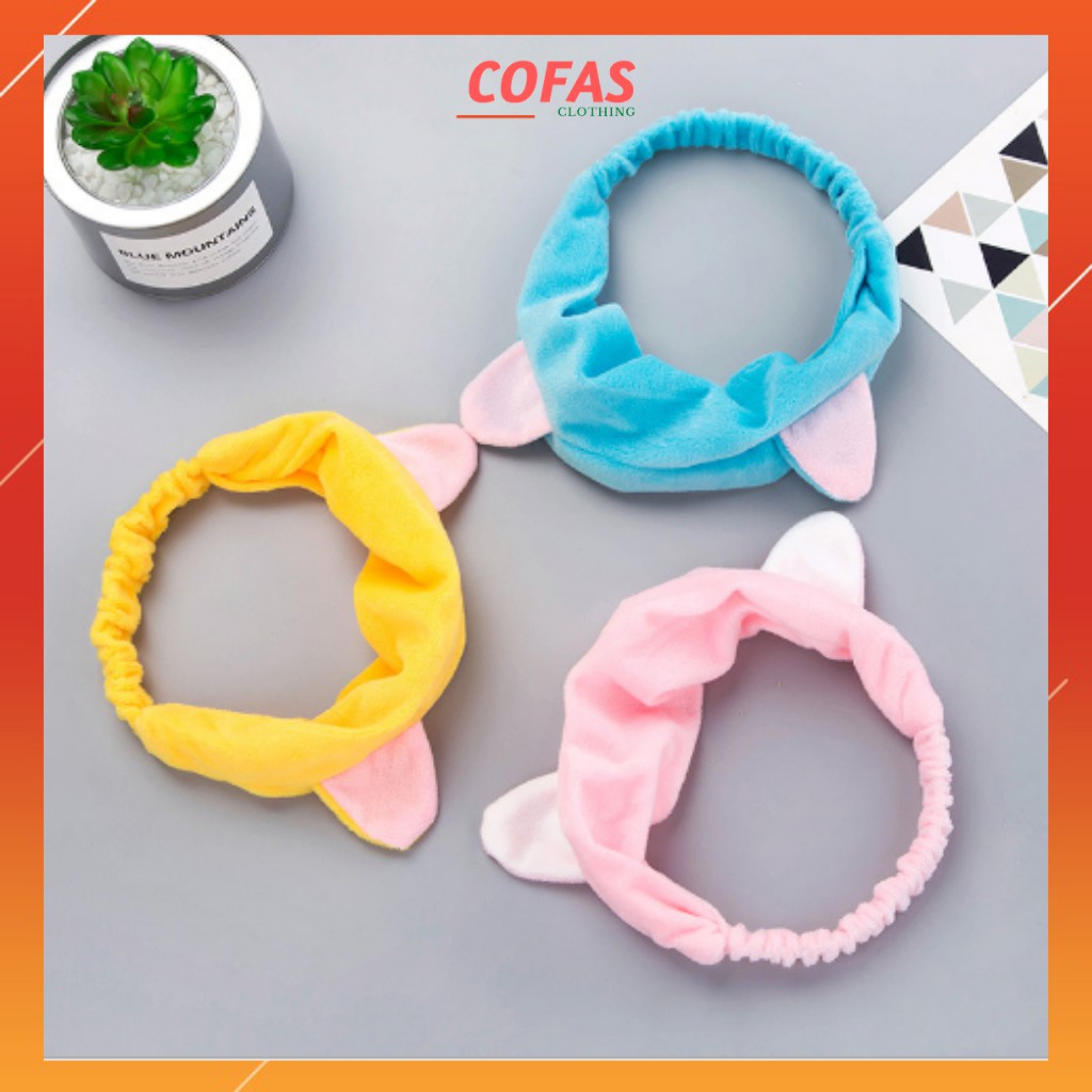 Băng đô tai mèo &lt;3 FREESHIP &lt;3 Băng đô rửa mặt