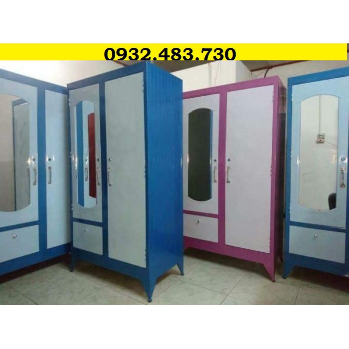 Tủ sắt quần áo 1m8x90x45