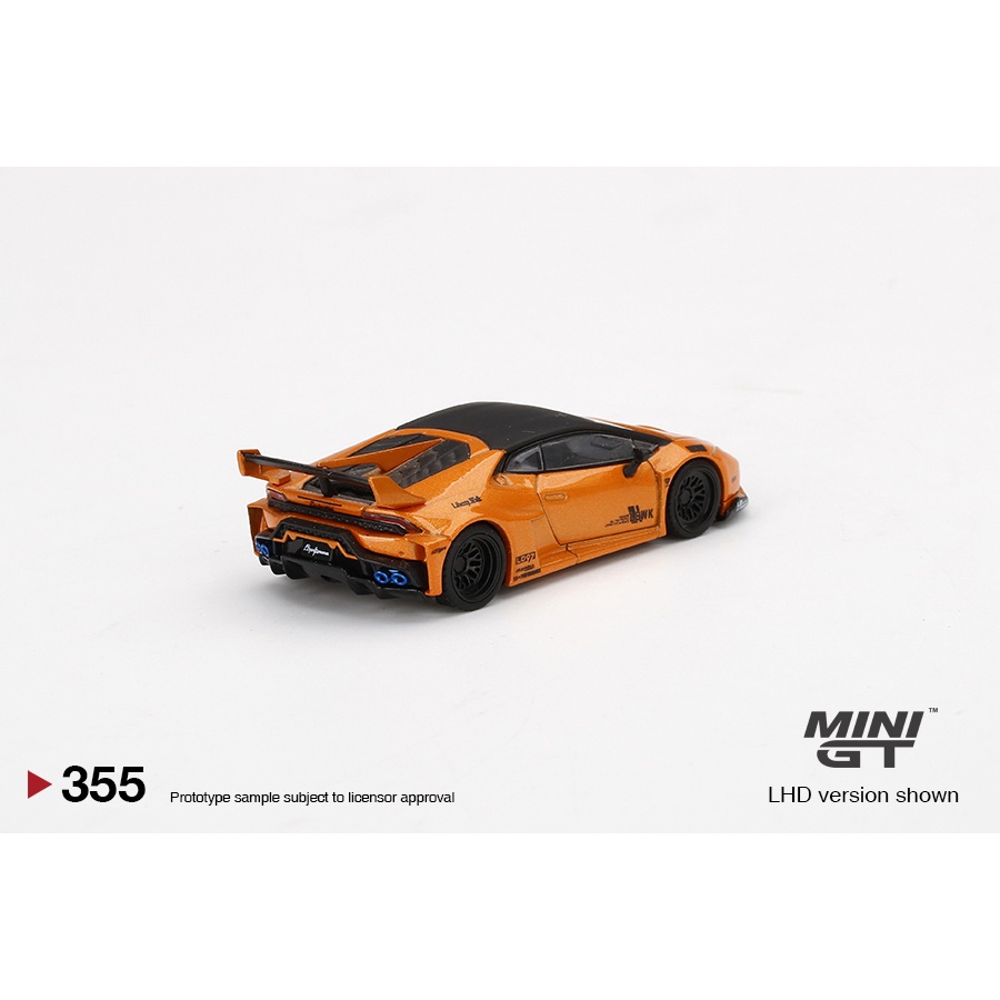 Xe mô hình MINI GT  Lamborghini Aventador SVJ Roadster Oro Elios