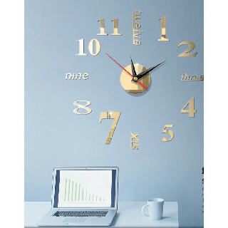 Đồng hồ decor dán tường