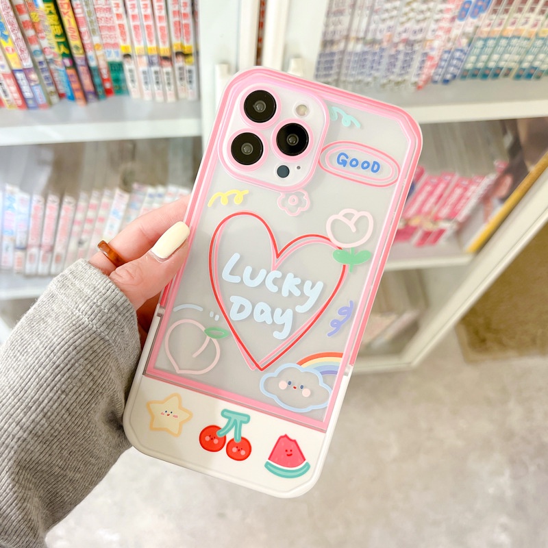 Ốp lưng iphone Ốp Điện Thoại Kèm Giá Đỡ Tàng Hình Cho iphone13Pro / 12Promax / Love 11 / xr / 14pro Dinuo case