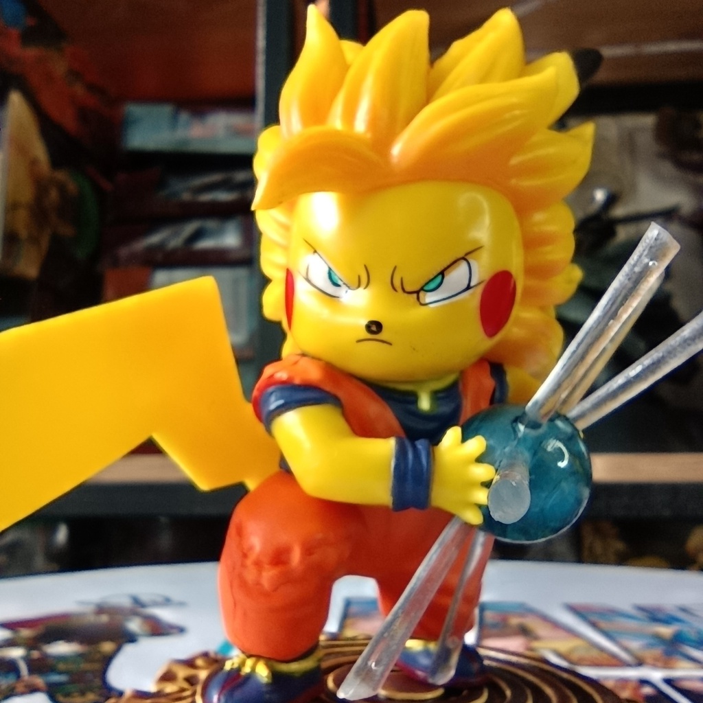 Mô Hình Dragon Ball Chibi Pikachu Goku SJJ3 11cm