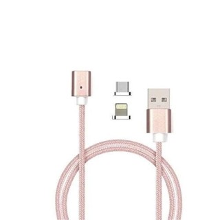 CÁP SẠC TỪ HÍT NAM CHÂM 2IN1 IPHONE VA SS ĐẦU 8600