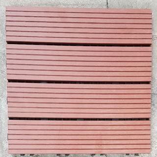 Vỉ gỗ nhựa composite màu đỏ