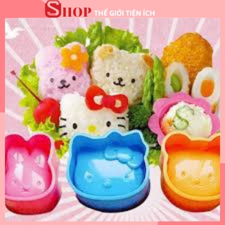 Sét 3 khuôn cơm hình thú cute 1623 THẾ GIỚI TIỆN ÍCH