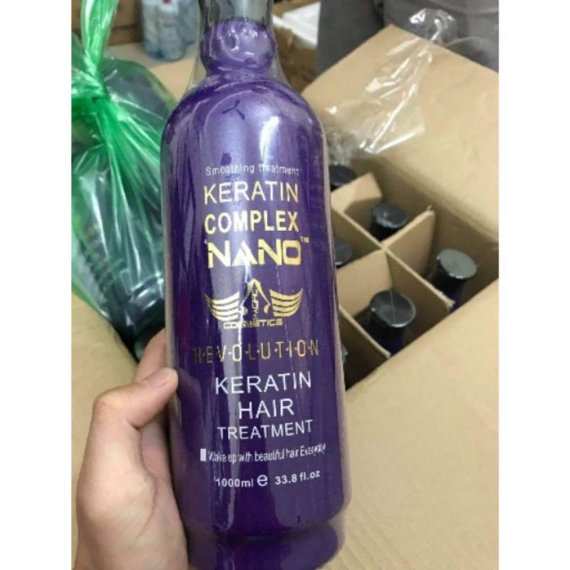 KEM KERATIN NANO COMPLEX PHỤC HỒI VÀ LÀM THẲNG TÓC 1000ML