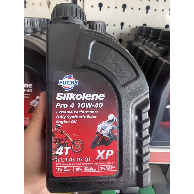 Nhớt xe số Fuchs Silkolene 10w-40 Châu Âu.