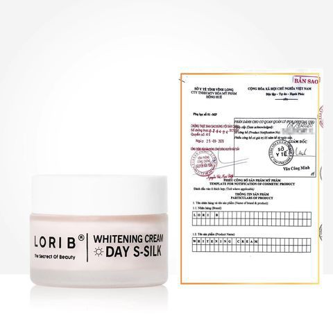 Kem Dưỡng Trắng Da Whitening Cream Day S-Slik - Chống Nắng, Makeup, Không Nhờn Rít -Tặng Detox