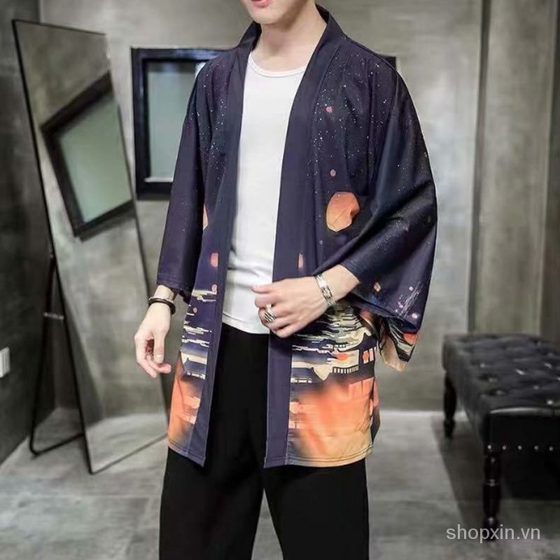 Áo Khoác Kimono Truyền Thống Nhật Bản Cho Nam