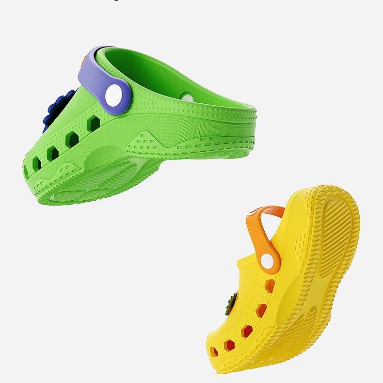 Dép cho bé Cheerful Mario JY-6608, sục cross cho bé trai bé gái siêu nhẹ chống trơn trượt chính hãng