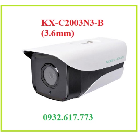 CAMERA  IP KX-C2003N3-B (3.6mm) 2.0MP KBVISION