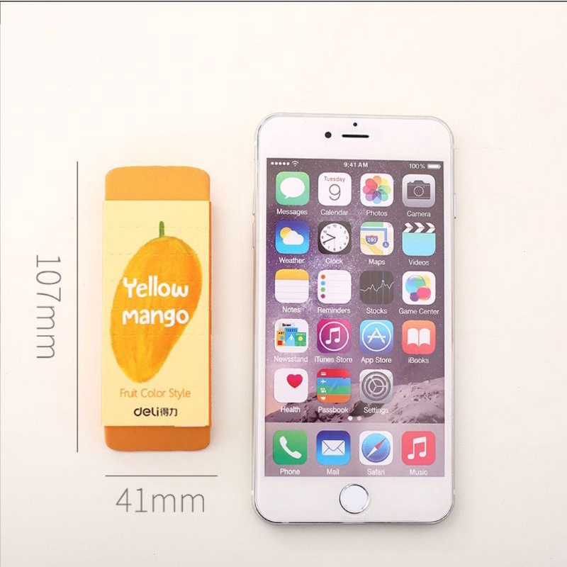 Gôm tẩy cỡ lớn hình trái cây - Tẩy gôm siêu to khổng lồ nhiều màu dùng lâu dài ShopMaeum610