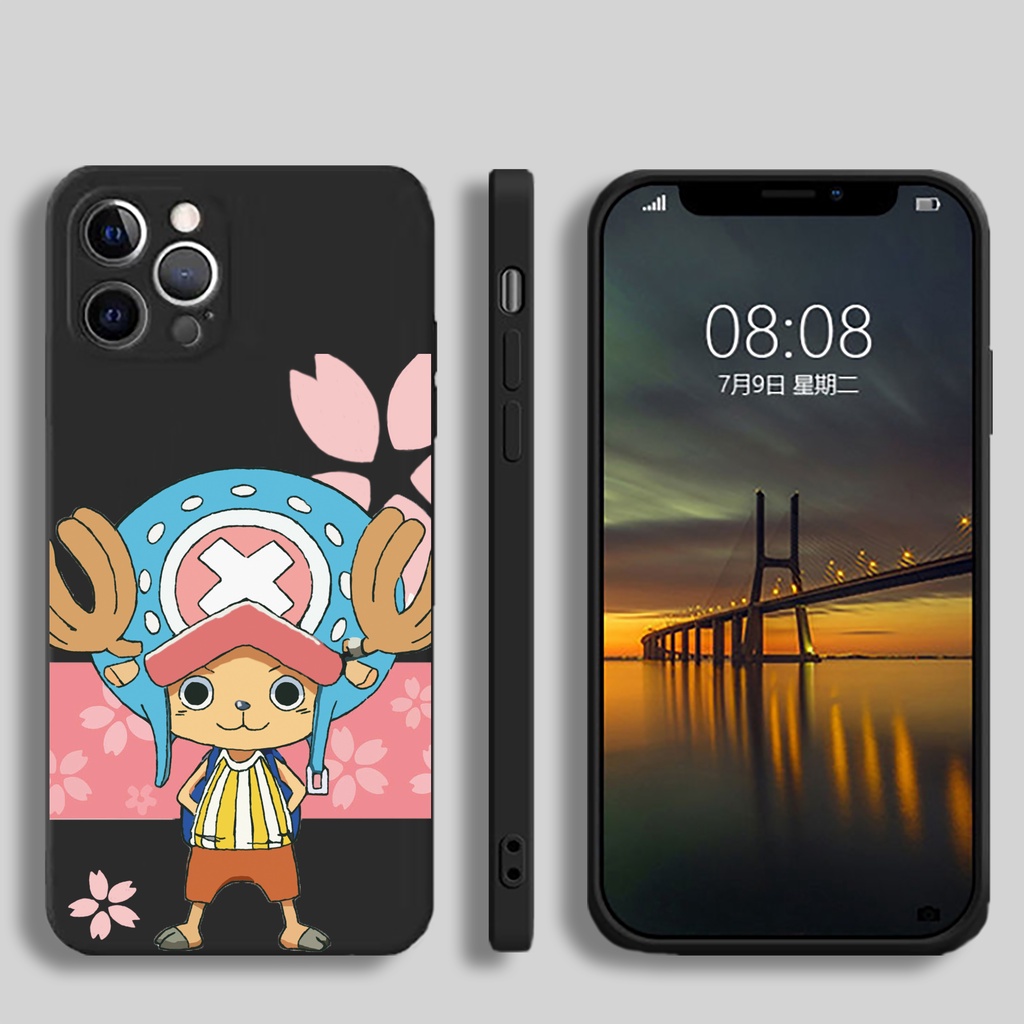 Ốp Điện Thoại Silicon Dẻo Chống Sốc In Hình Anime One Piece Cho iPhone 13 / 12 / 11