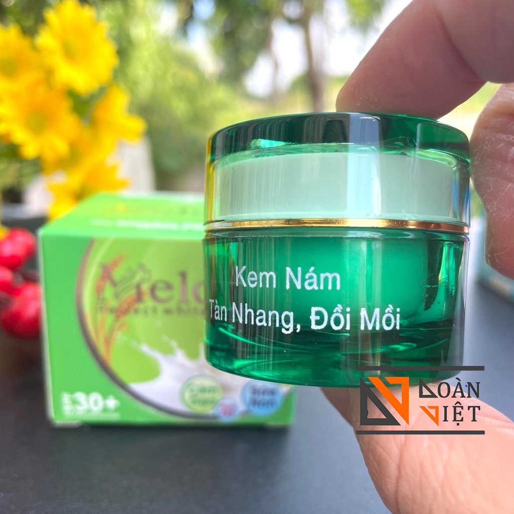 Kem MELODY Nám, Tàn Nhang, Đồi mồi, Chống nắng, dưỡng da trắng hồng mịn màng tự nhiên. Không chứa chất Paraben