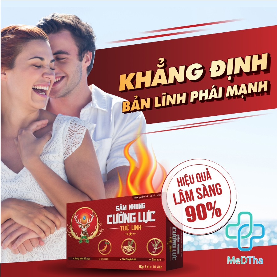 Sâm Nhung Cường Lực Tuệ Linh - Thể lực dồi dào, sinh lý vững mạnh (Hộp 30 viên) [Chính hãng]