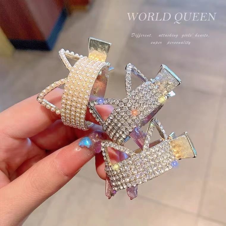 Kẹp tóc đuôi ngựa AY thiết kế tai mèo tạo kiểu tóc cao cho nữ