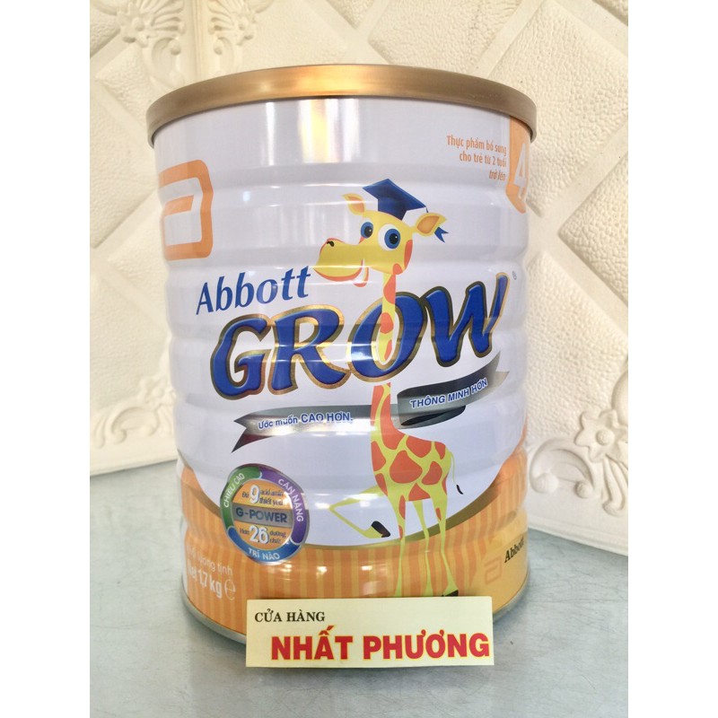 SỮA ABBOTT GROW 4 LON 1700G