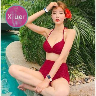 Korean style swimwear, sexy high-waist bikini, high-quality fabrics, beachwear | BigBuy360 - bigbuy360.vn