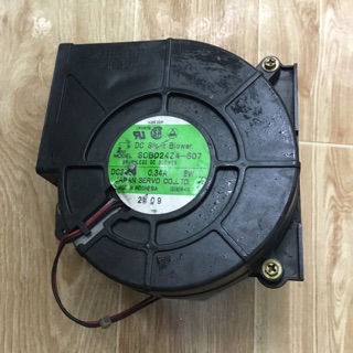 Quạt sò 12-24v Nidec không chổi than 8w và 9,1w