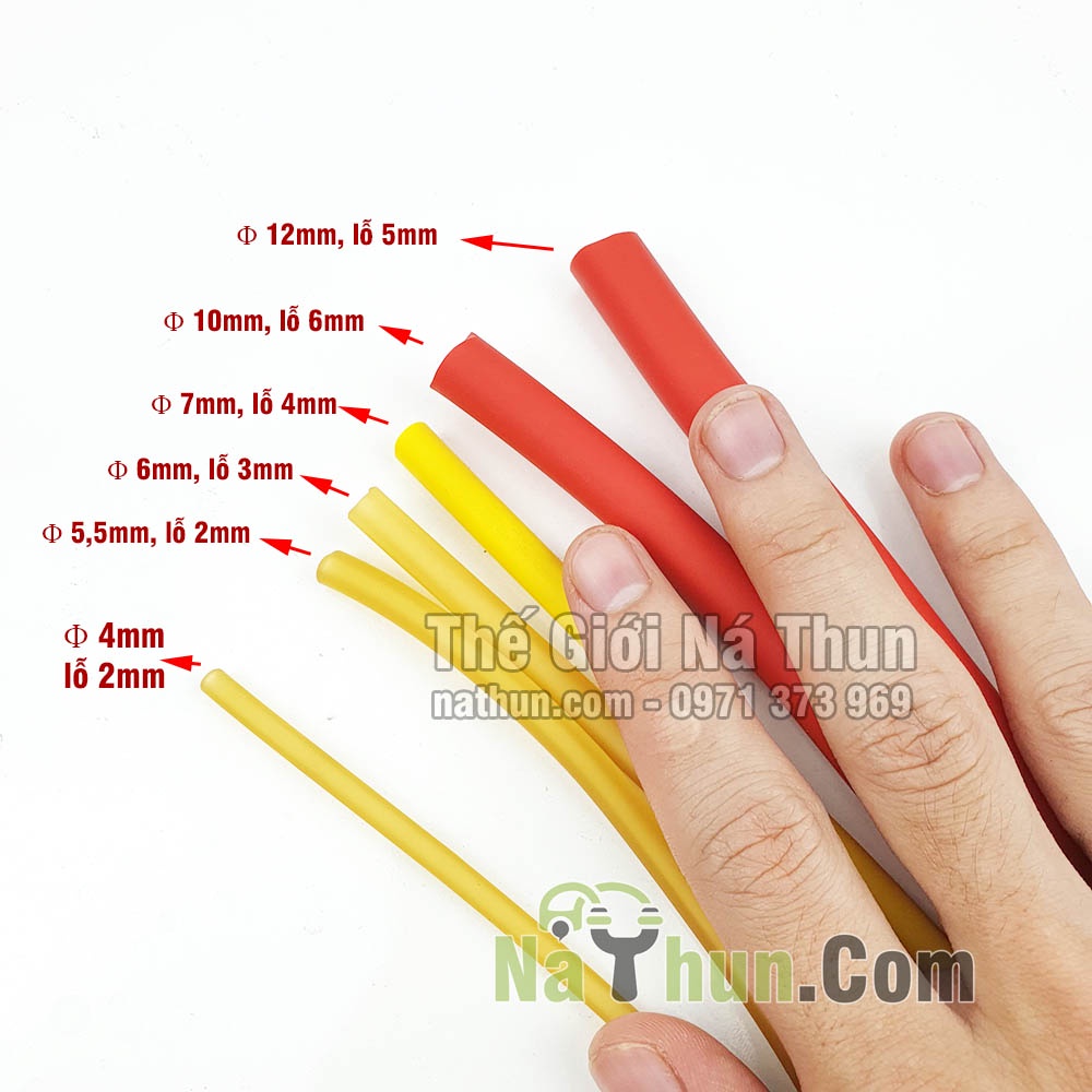Combo 10 sợi thun ống cắt ngắn bán rời