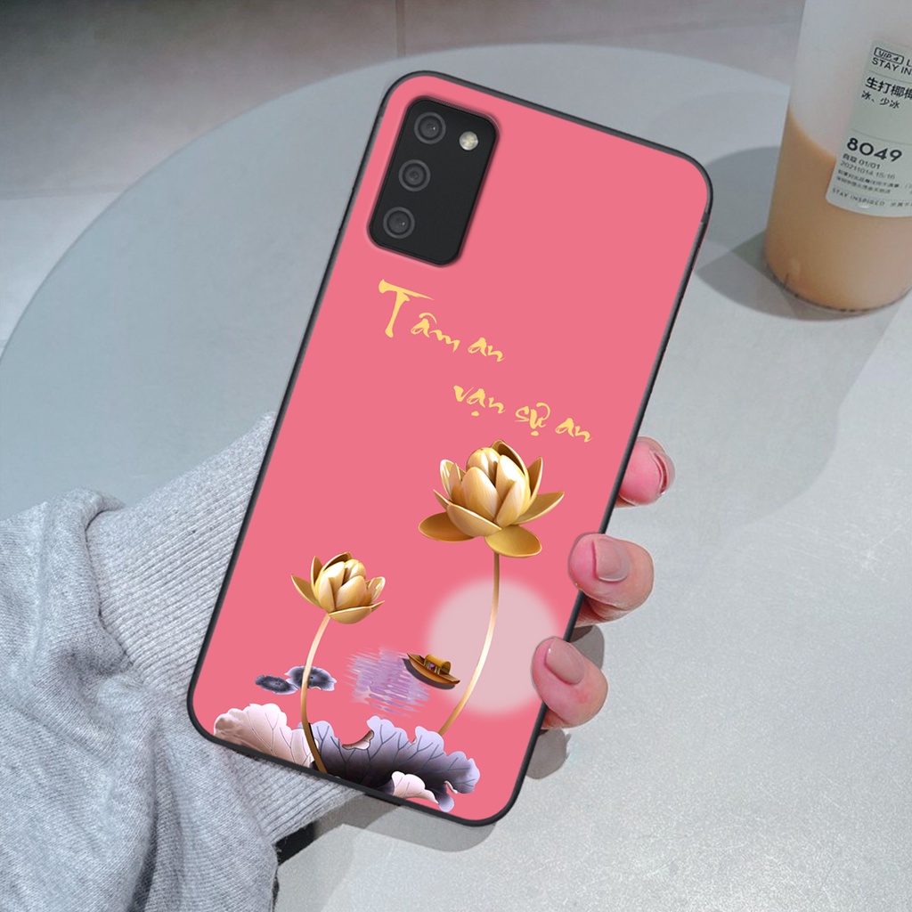 Ốp Samsung A02s / A03s in hình màu Tâm An Vạn Sự An, ốp lưng cao cấp chất lượng