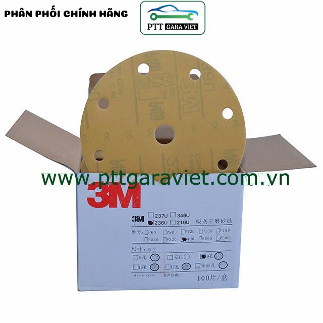 [Sale sốc]_10 Đĩa nhám giấy tròn 3M-236U Chất lượng cao - Nhập khẩu trực tiếp