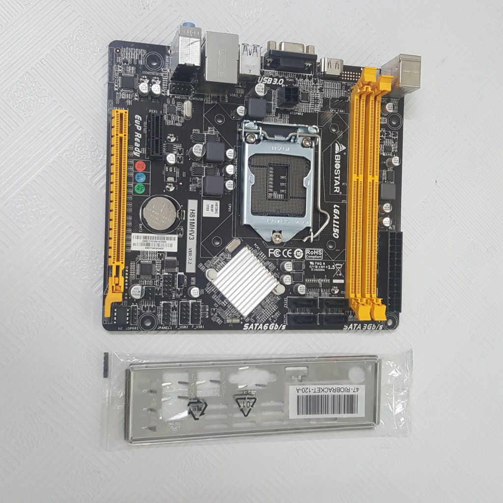 Main Biostar H81MHV3 Socket 1150 - Hàng Chính Hãng