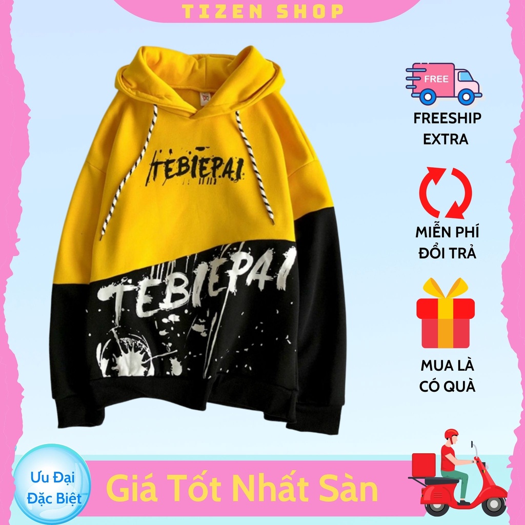 Áo Khoác Nỉ Hoodie Trần Bông 2 Lớp Phối 2 Màu, Form Unisex Nam Nữ Trẻ Trung-Thời Trang Thu Đông | BigBuy360 - bigbuy360.vn