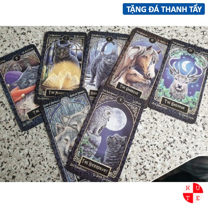 Bài Tarot Familiars 78 Lá Bài Tặng File Tiếng Anh Và Đá Thanh Tẩy C151