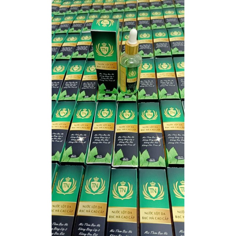 Nước lột thay da bạc hà