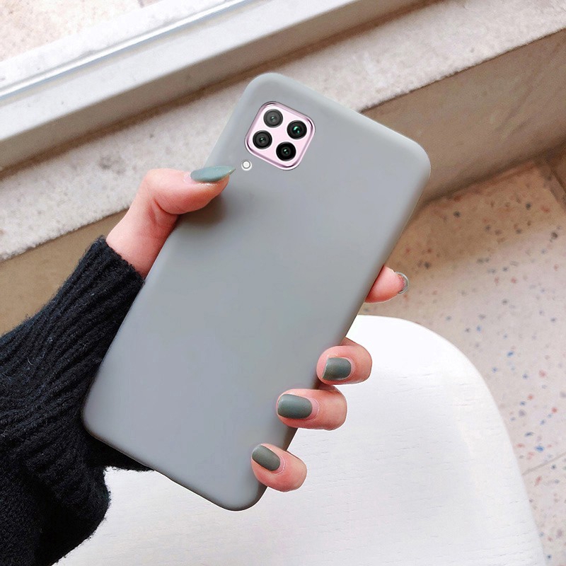 Ốp điện thoại TPU dẻo in màu kẹo trơn cho Huawei Nova 7i Nova 5T Nova 6 Nova 4 Nova 3 3i Nova7i Nova5T Nova4
