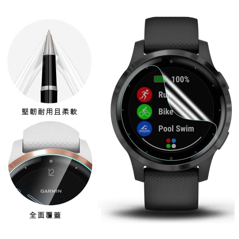 Kính cường lực chống bám vân tay cho Garmin vivoactive 4 / 4S 40 / 45mm