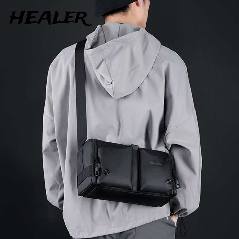 Túi Da Đeo Chéo Phong Cách Thể Thao Mới Cho Nam