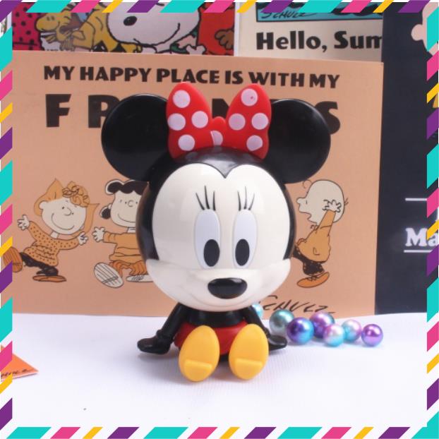 Mô Hình 2 Nhân Vật Micky và Minnie, Decor Trang Trí Phòng Ngủ, Góc Làm Việc, Trang Trí Sinh Nhật