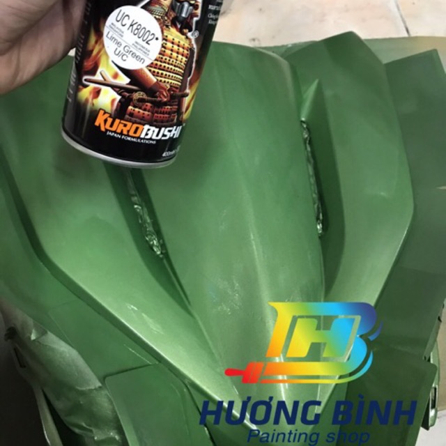 Sơn xịt Samurai màu NỀN Xanh Lá Tươi - UCY8002 (400ml)