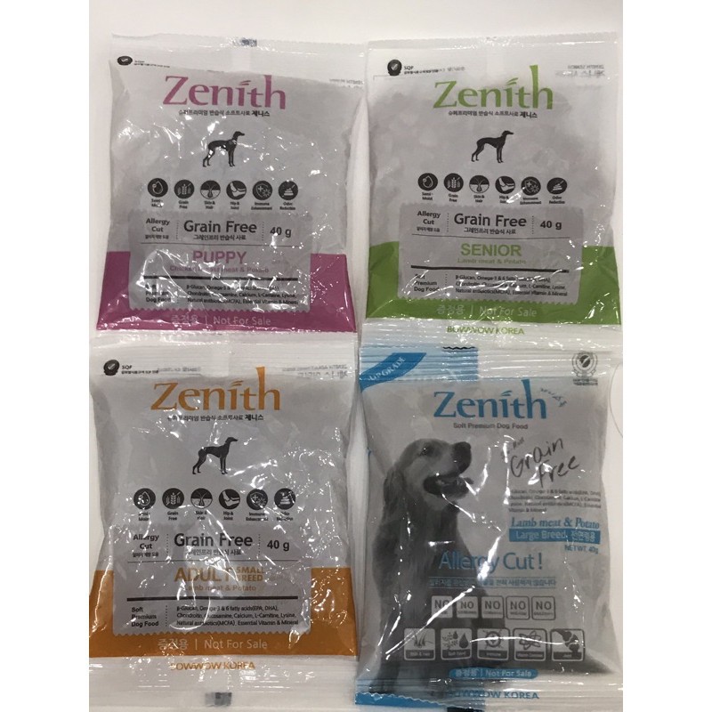 Thức ăn hạt mềm Zenith cho chó gói 40g