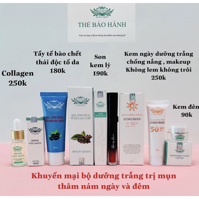 Combo Beauty queen 5 món 125k