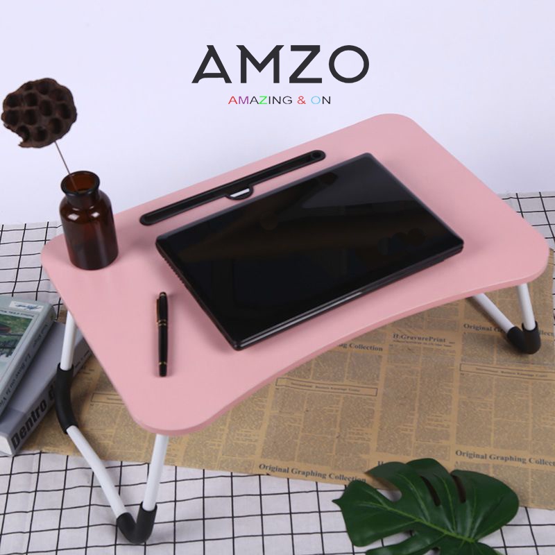 Bàn chân sơn gấp gọn khe ipad chữ U đẹp chắc vững - AMZO