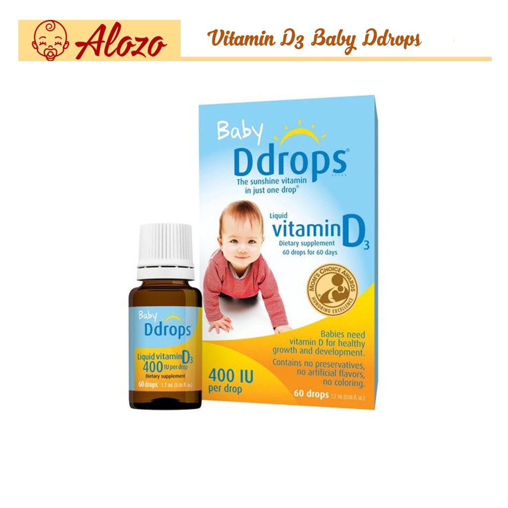 Baby Ddrop Vitamin D3 400IU 90 giọt