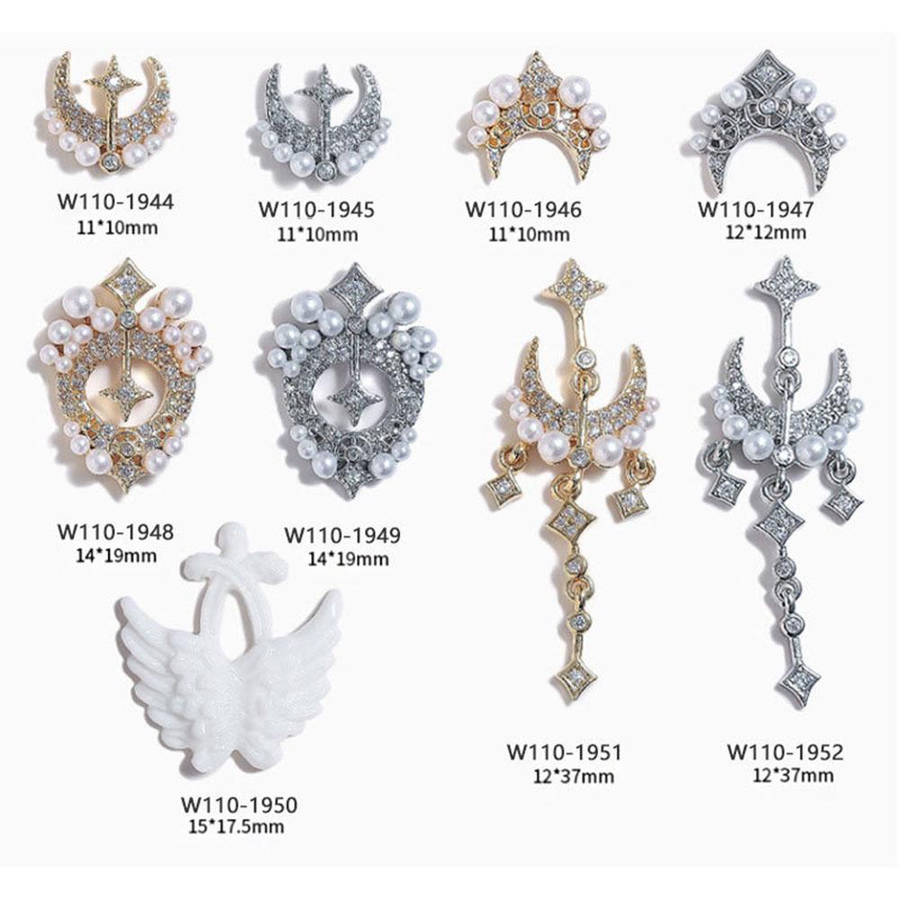 Phụ Kiện Trang Trí Móng Tay Nghệ Thuật Phong Cách Retro