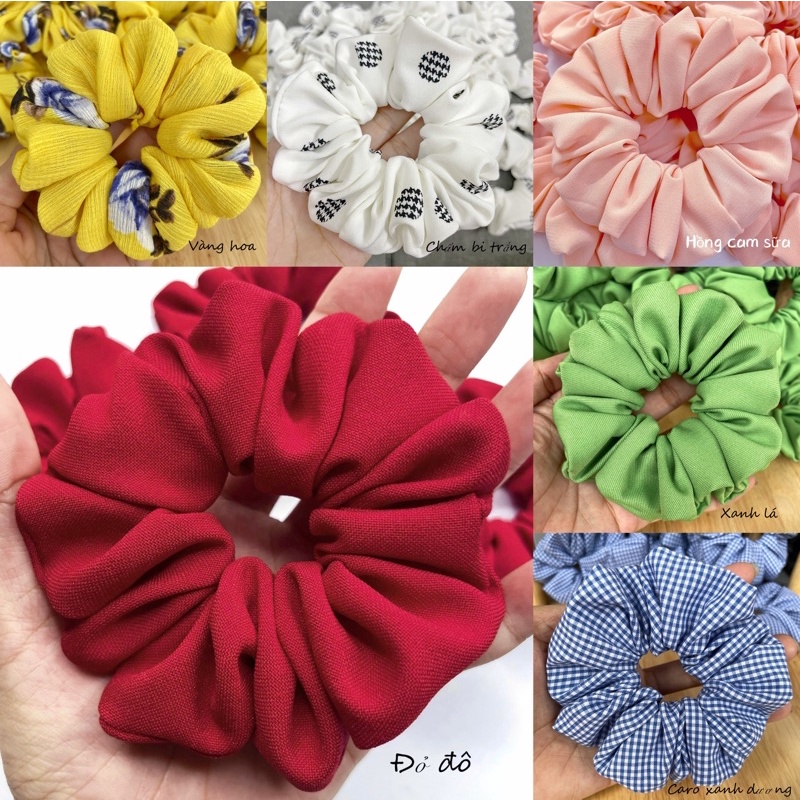 Dây Cột Tóc Scrunchies - Buộc Tóc Thời Trang Hàn Quốc