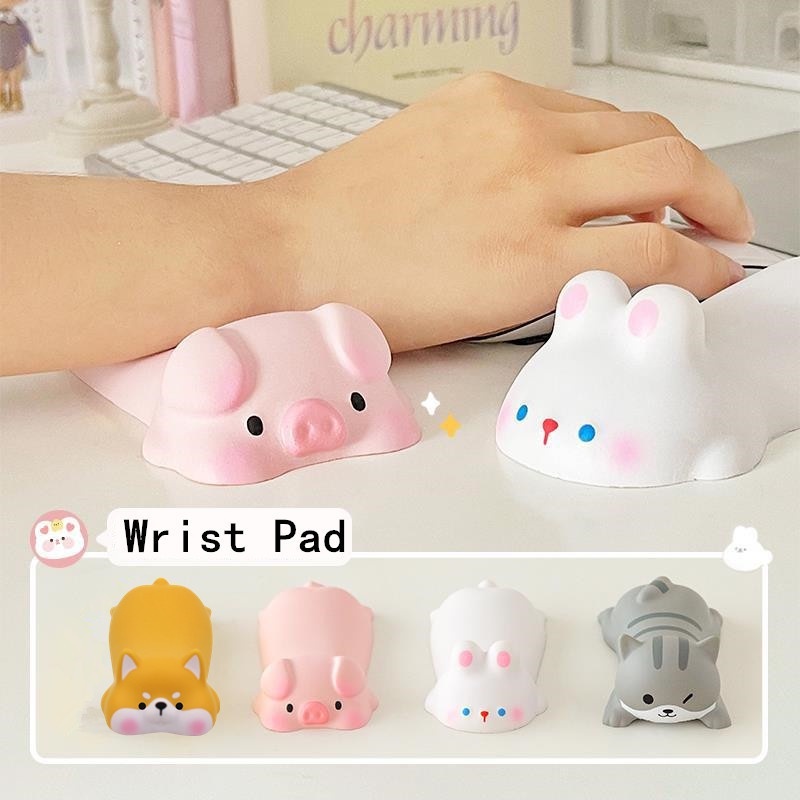 Miếng Lót Chuột Có Đệm Cổ Tay Họa Tiết Hoạt Hình Xinh Xắn