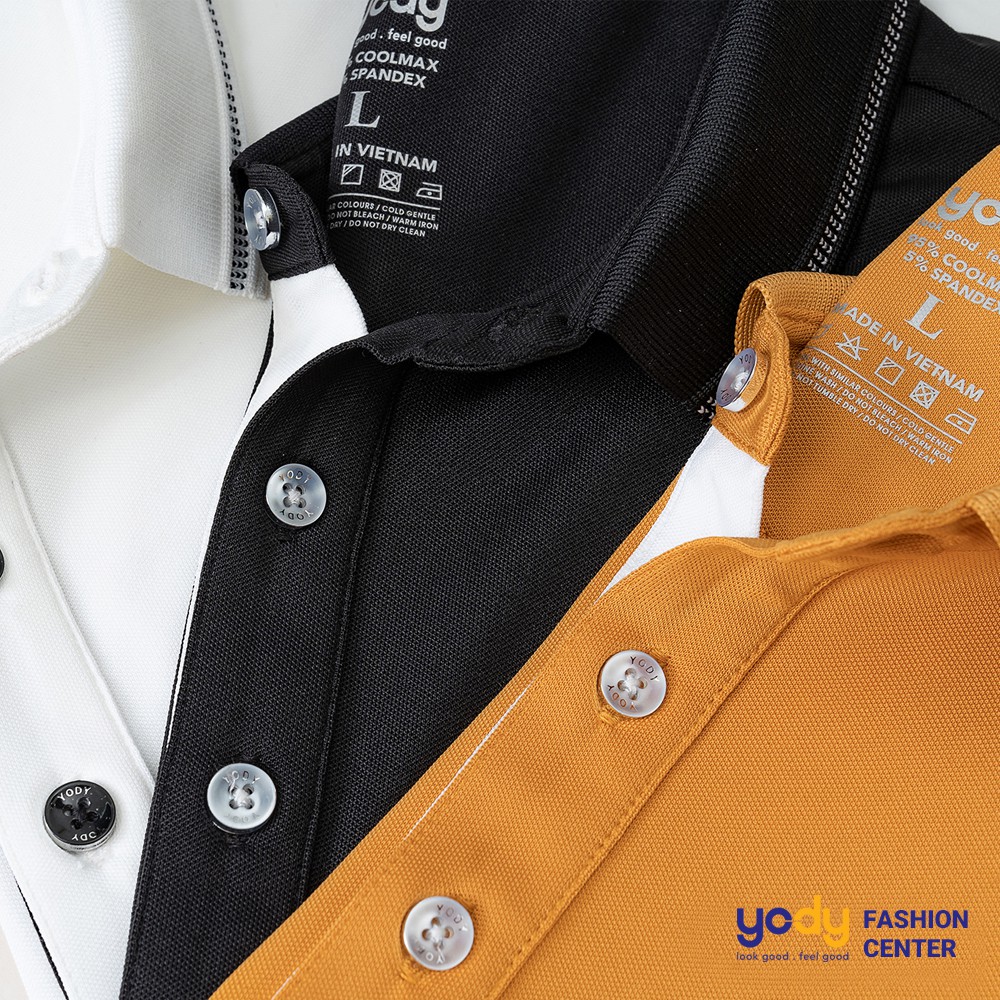 Áo thun polo nam YODY cổ bẻ chất cotton cao cấp siêu mát Coolmax Lacoste APM3519 | BigBuy360 - bigbuy360.vn