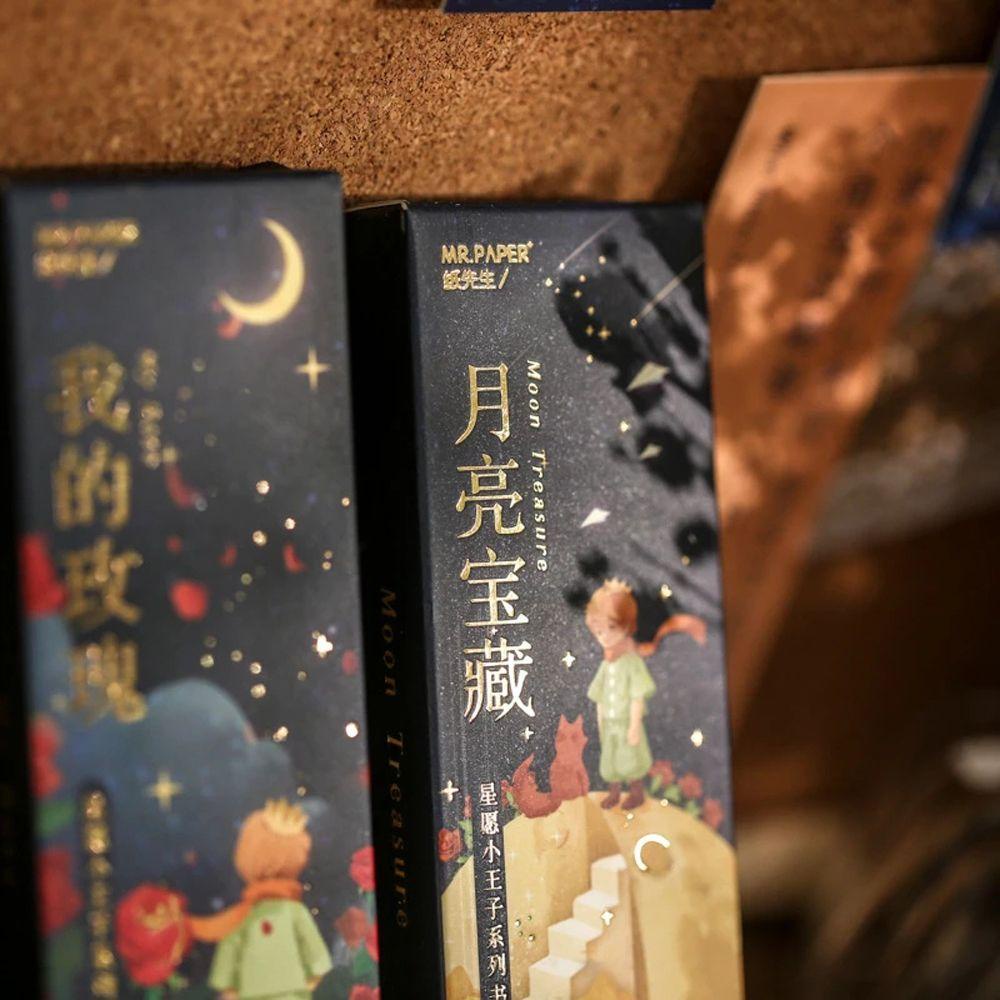 Augustina Star Wish The Little Prince Series Giấy Ghi Chú Đánh Dấu Trang Sách Phong Cách Retro Cho Học Sinh