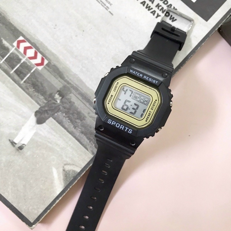 Đồng Hồ Điện Tử Nam Nữ Unisex Sport Thời Trang, Dây Nhựa Bền Đẹp Gía Rẻ