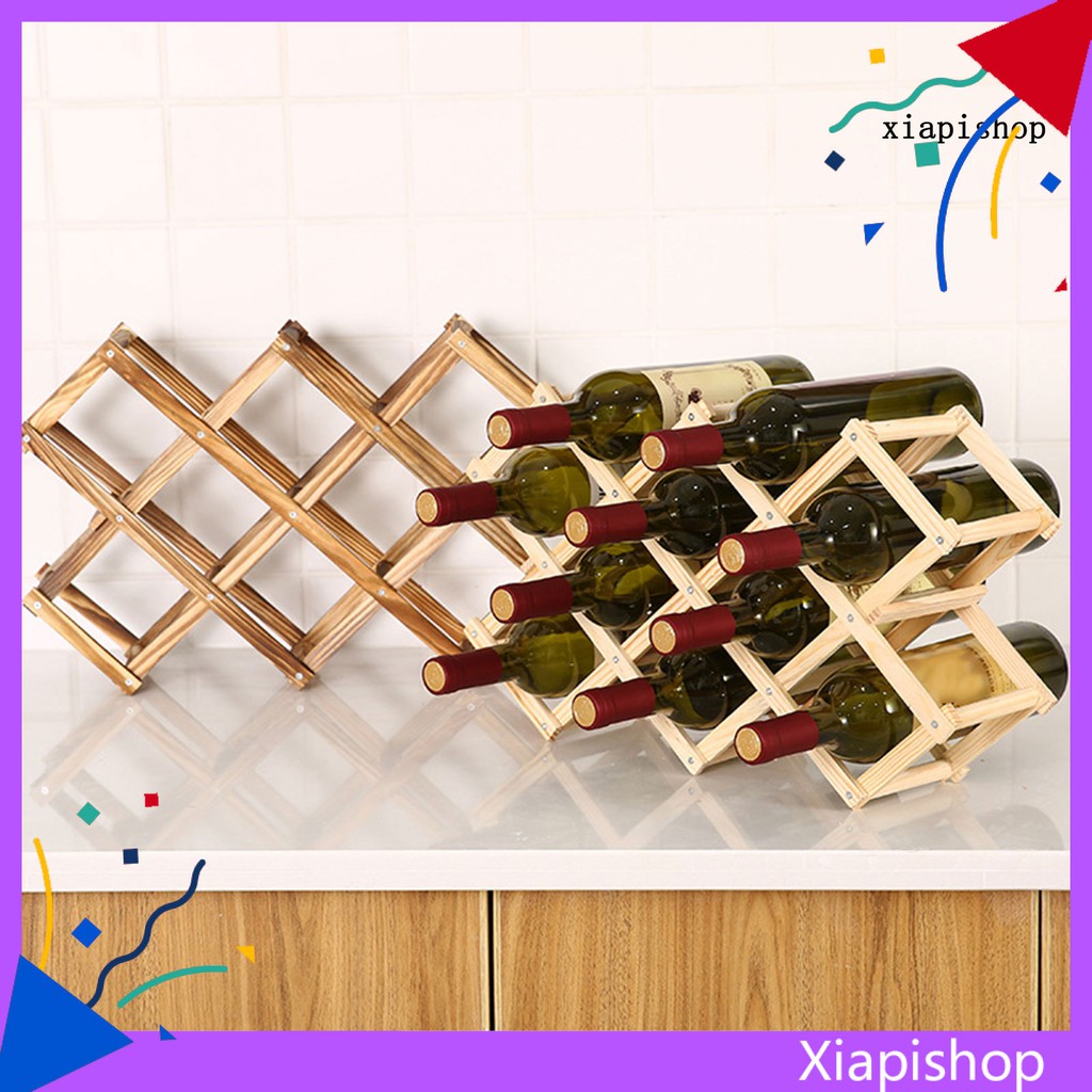 Giá Đỡ Chai Rượu Vang Bằng Gỗ Độc Đáo Tiện Dụng