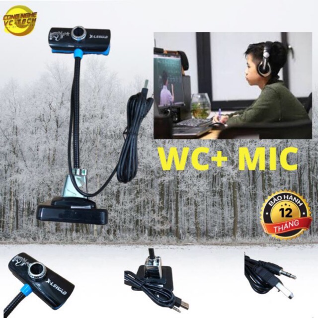 Webcam máy tính bàn HD có mic USB 2.0 /webcam có mic/webcam máy tính For WindowsXP SP2 full version, WindowsXP SP3, | WebRaoVat - webraovat.net.vn