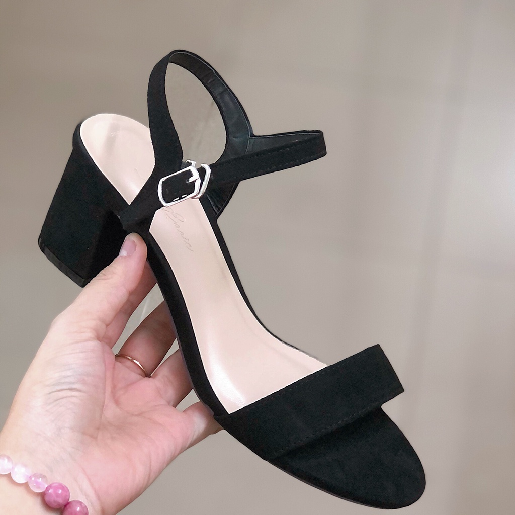 Giày Xăng Đan Nữ - Giày Sandal quai ngang DUBASIC 6 phân VNXK