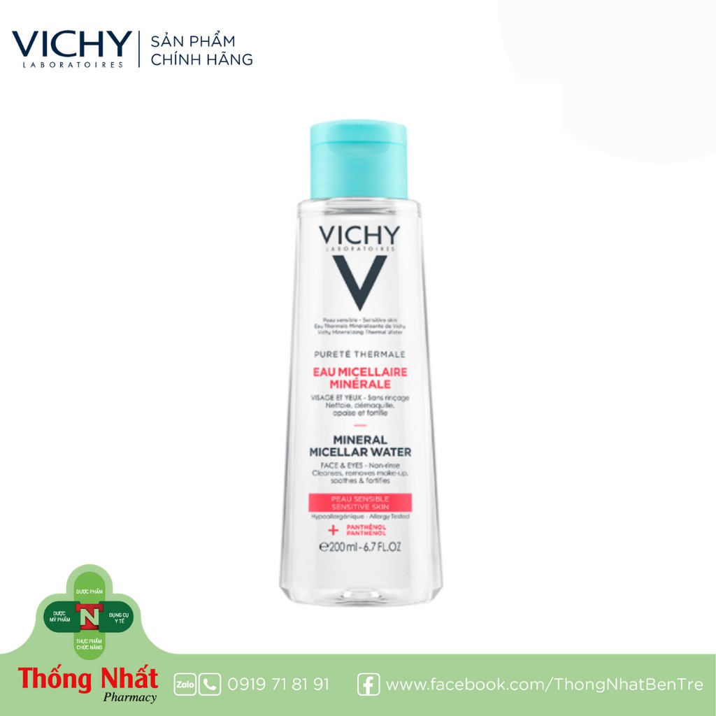 [CHÍNH HÃNG VICHY] - NƯỚC TẨY TRANG GIÀU KHOÁNG CHẤT CHO DA NHẠY CẢM GIÚP LÀM SẠCH SÂU VÀ DỊU DA MINERAL MICELLAR WATER