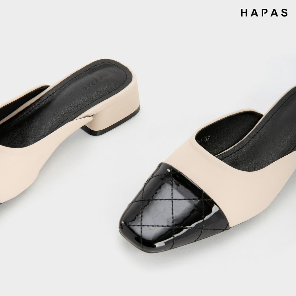 Giày Sục Phối Mũi Bóng 3P HAPAS - SUC230447